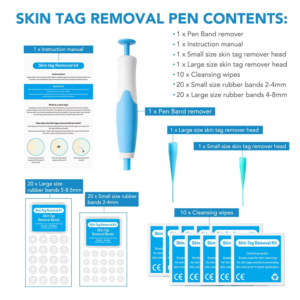 2 IN 1 Auto Micro Skin Tag Remover Device