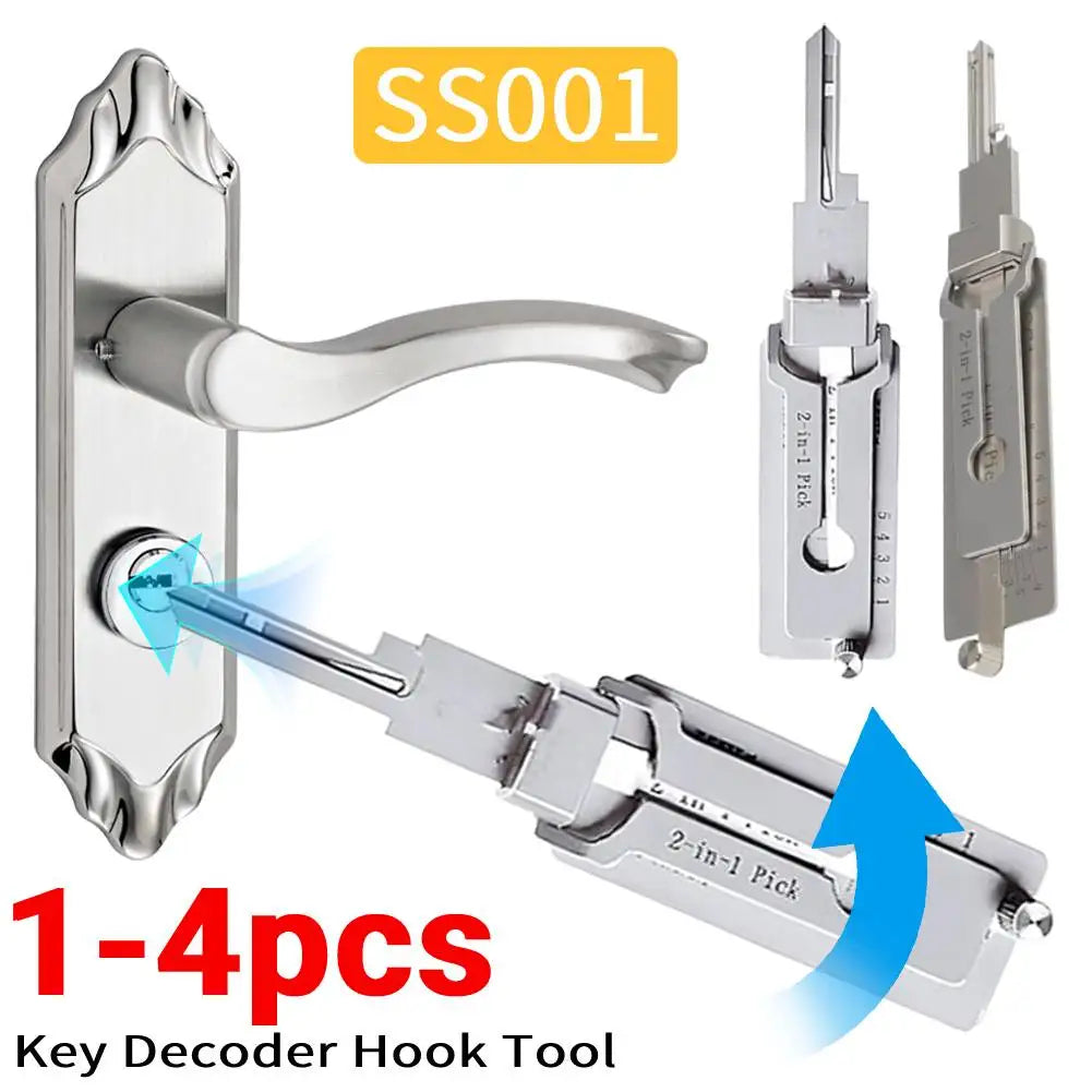 2-in-1 Stainless Steel Key Decoder