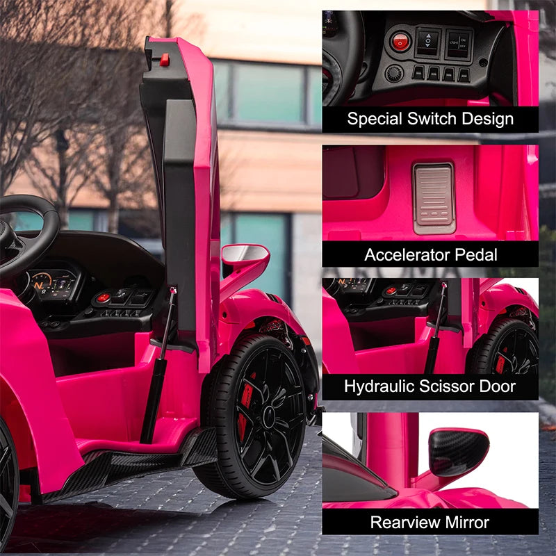 Electric Vehicle for Toddler, with Parent Control