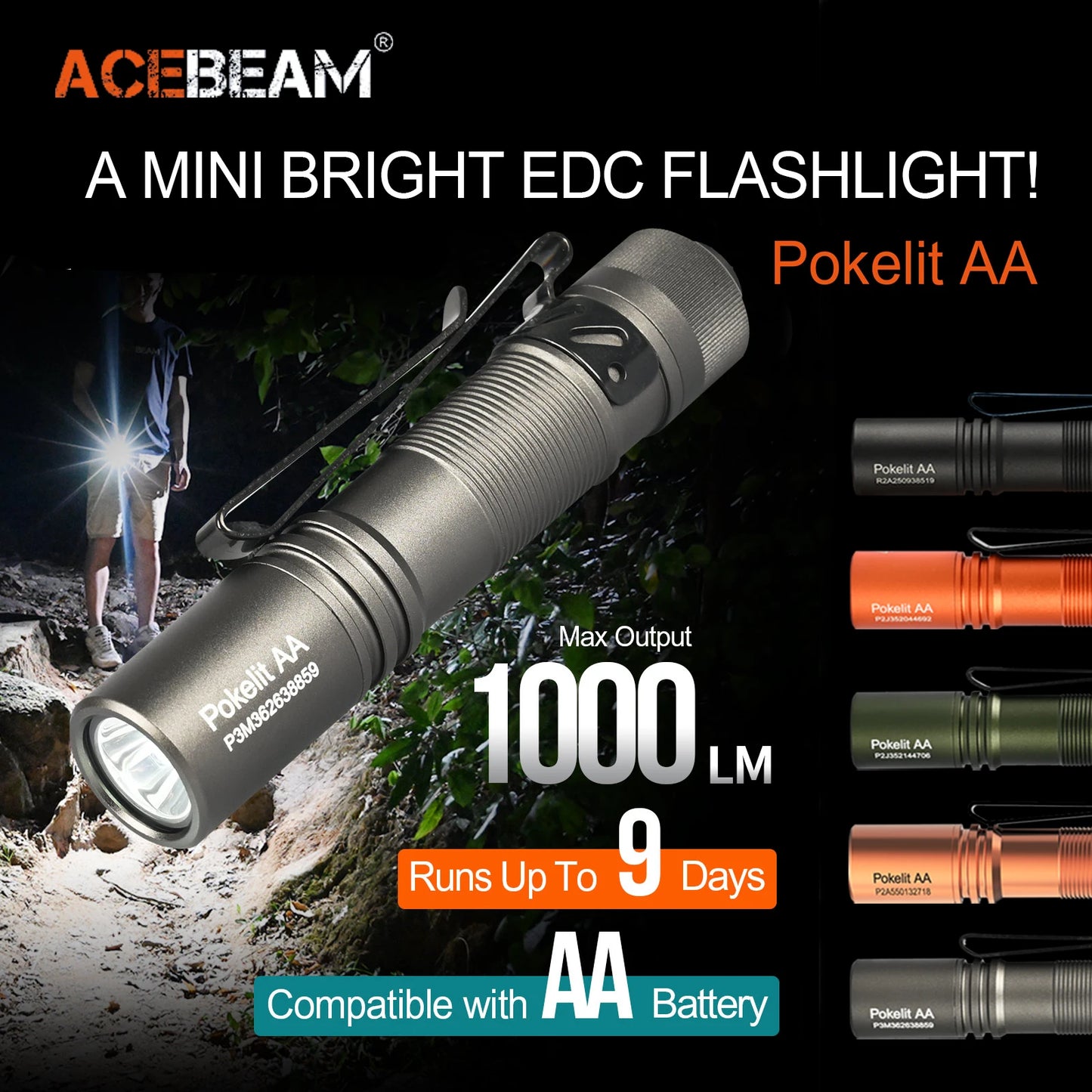 Flashlight 1000 Lumens