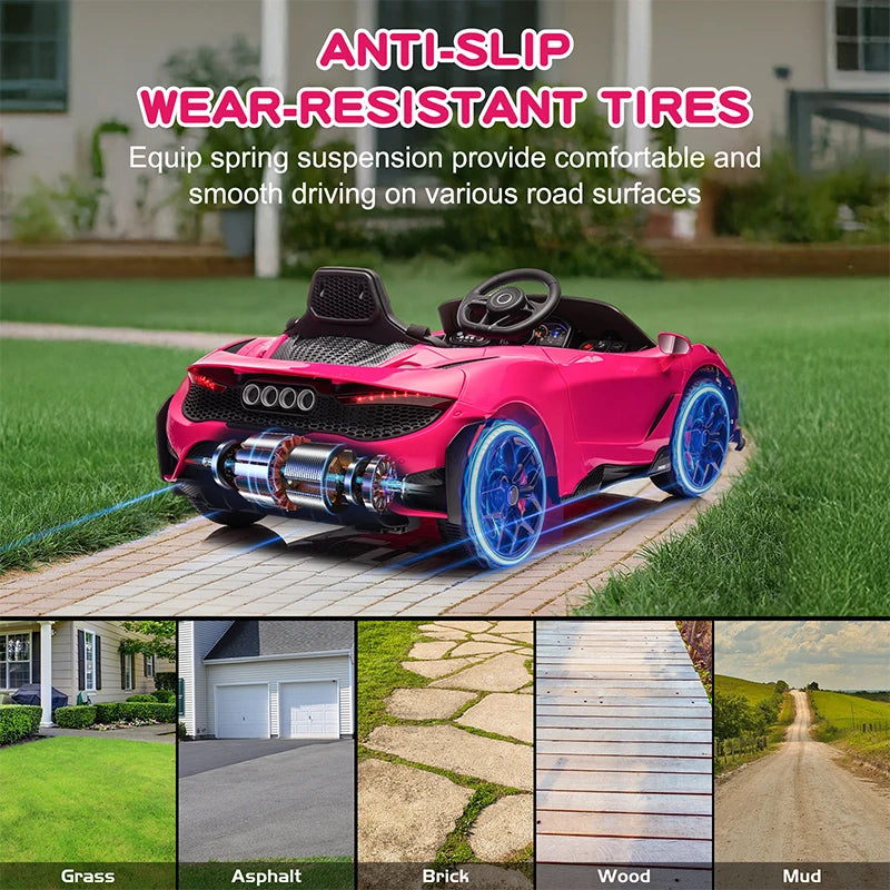 Electric Vehicle for Toddler, with Parent Control