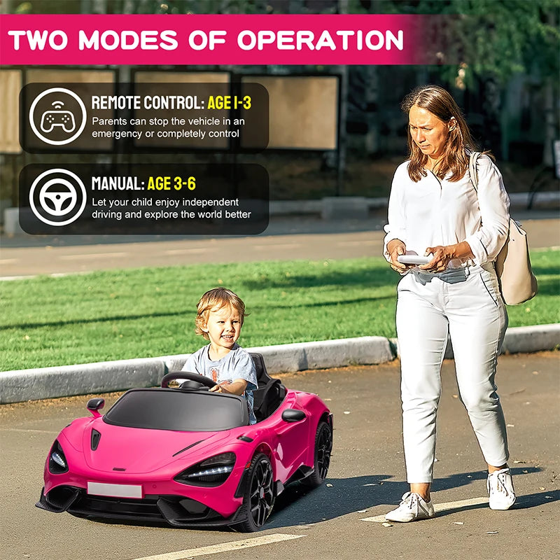 Electric Vehicle for Toddler, with Parent Control