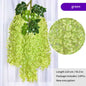Artificial Wisteria Flower Rattan Wreath