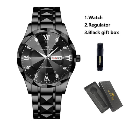 Men Watch Water Diamond