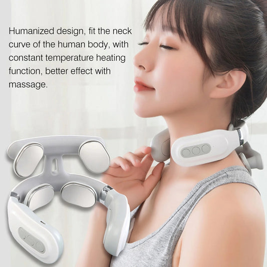 Cervical Massager 16 Modes USB Smart Pulse Heating