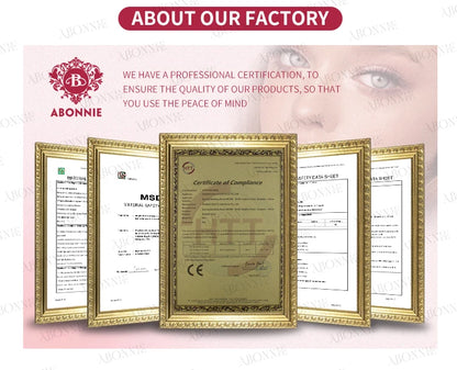 ABONNIE Dark Brown 40D 60D Diy Cluster Lashes Heat Bonded