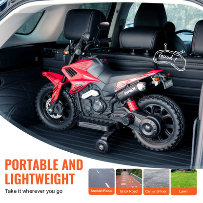 Motorcycle with Detachable Wheel Headlight Music Bluetooth for Boys Gifts