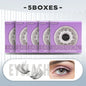 EASITENSION  9 Styles DIY Cluster Eyelash Extension Faux Mink  Natural Dovetail