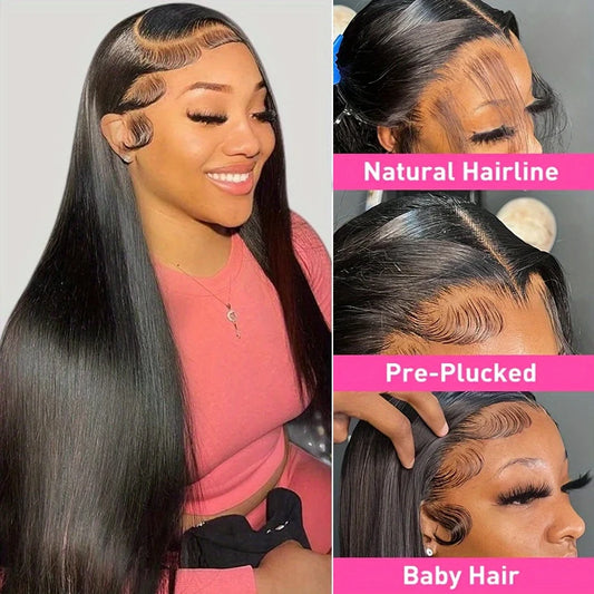 13x4 13x6 Straight Lace Front Wig Brazilian