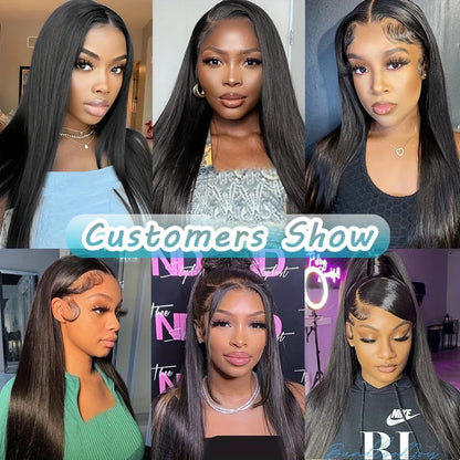 13x4 13x6 Straight Lace Front Wig Brazilian