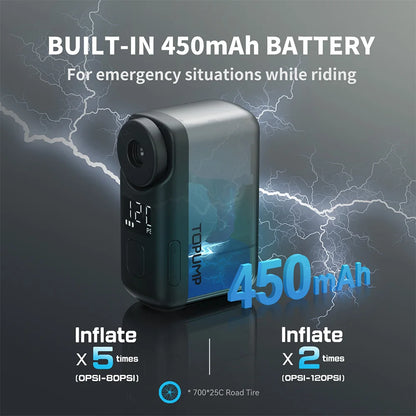 Electric Mini Portable Pump for Bike Cordless Tire Inflator 120PSI