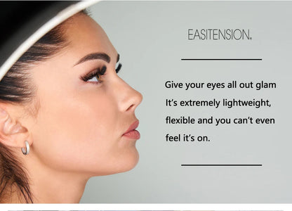 EASITENSION  9 Styles DIY Cluster Eyelash Extension Faux Mink  Natural Dovetail