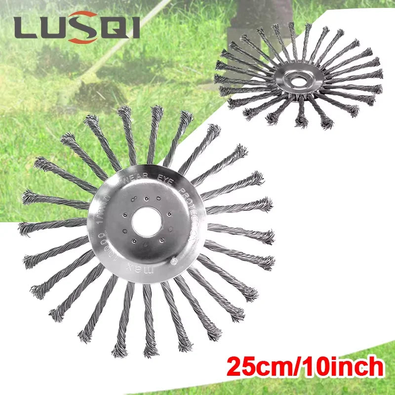 10 Inch Steel Wire Wheel Grass Trimmer