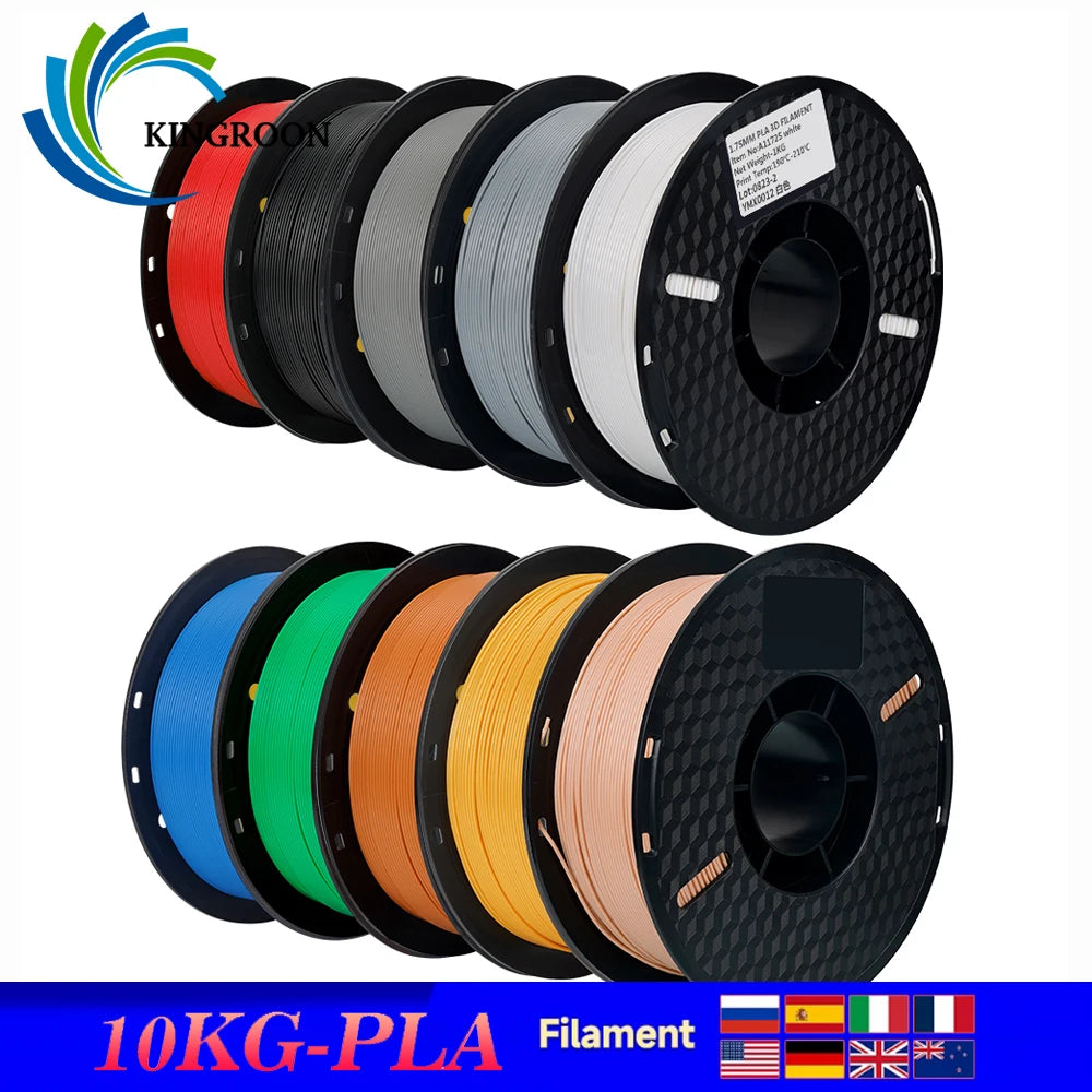 10KG/22LBS Multicolor PLA filament