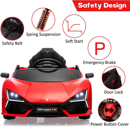 Kids Licensed Lamborghini  Electric Vehicle Sports Car Toy with Music/Remote Control
