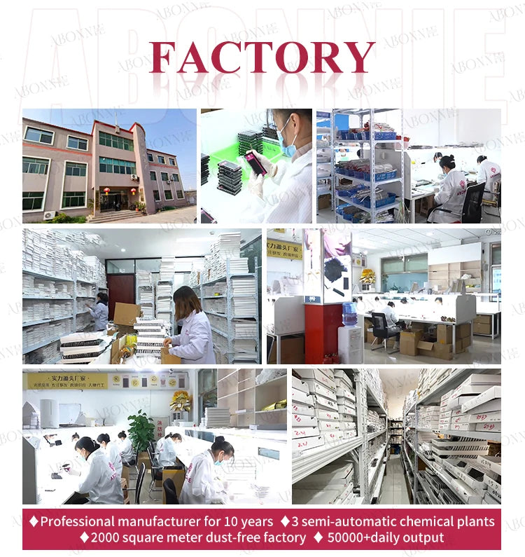 ABONNIE Dark Brown 40D 60D Diy Cluster Lashes Heat Bonded