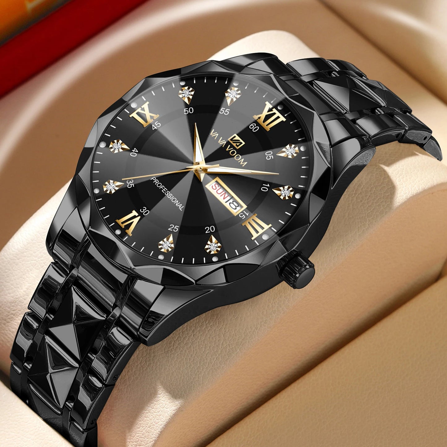 Men Watch Water Diamond