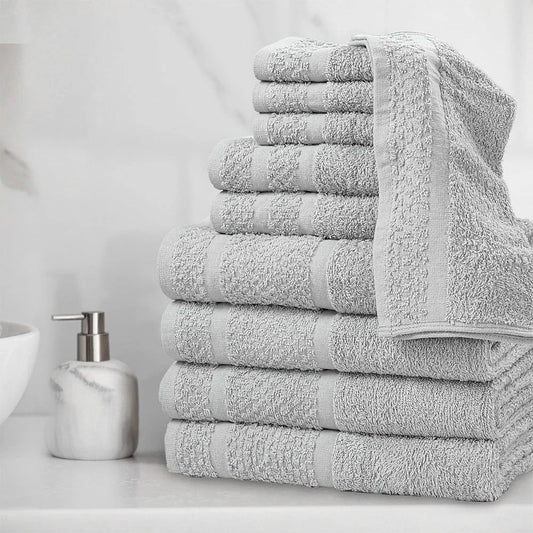 10 Piece Cotton Towel Set