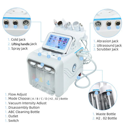 6 in 1 Hydro Microdermabrasion Aqua Peeling