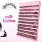 Eyelash Extension  Mix Lash Clusters with Lash Bond and Seal and Lash Accessories