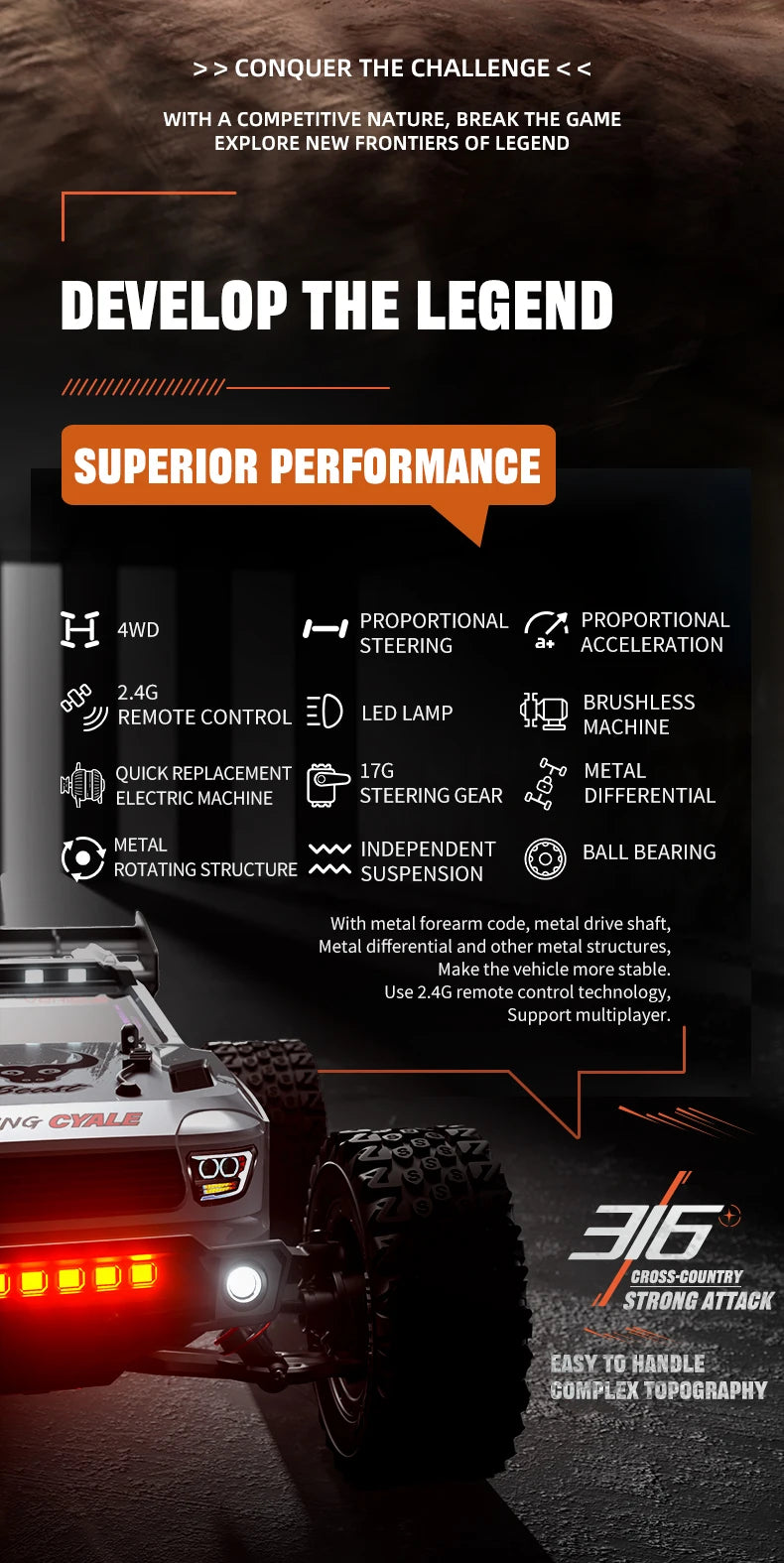 High Speed Drift Racing Car