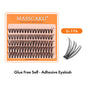 MASSCAKU DIY Self-Adhesive Cluster Lashes 5Rows/Box  Reusable