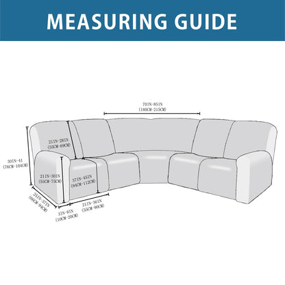 5 Seater Recliner Cover 7 Pcs