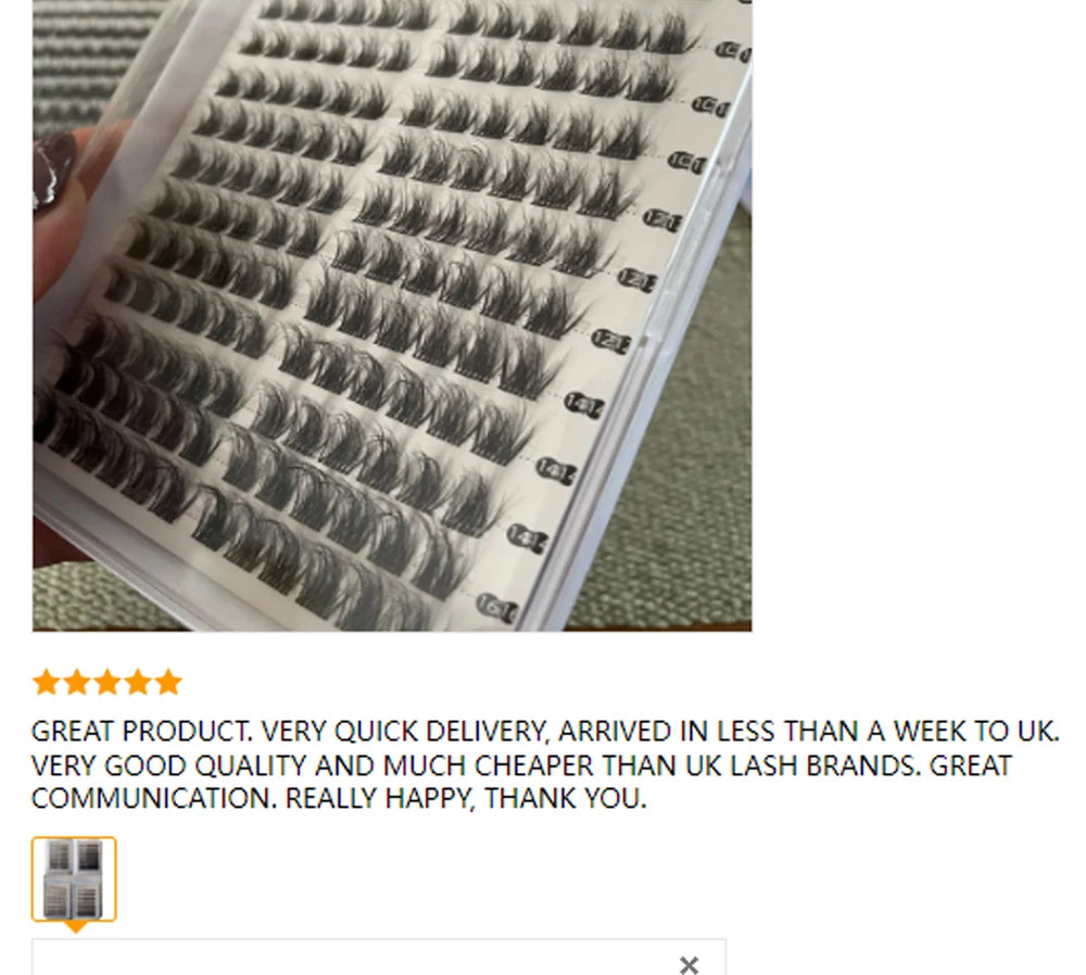 VYRILA 3D Wispy Individual Lashes Fluffy Natural 8-16mm D Curl