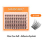 MASSCAKU DIY Self-Adhesive Cluster Lashes 5Rows/Box  Reusable