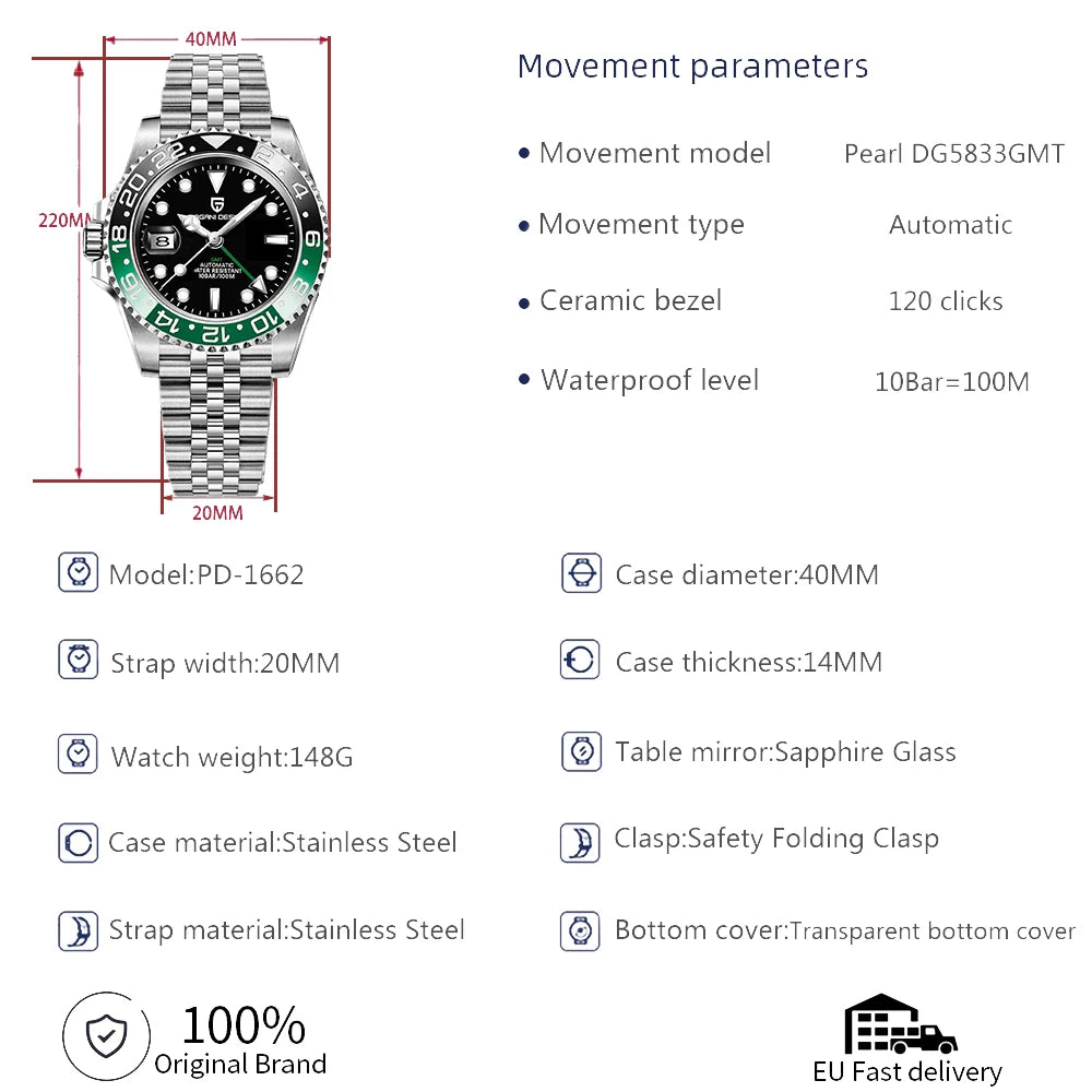 Men Mechanical Wristwatch