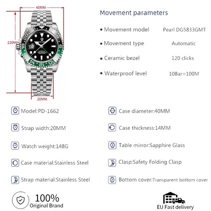 Men Mechanical Wristwatch