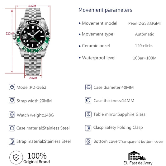 Men Mechanical Wristwatch