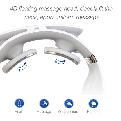 Cervical Massager 16 Modes USB Smart Pulse Heating