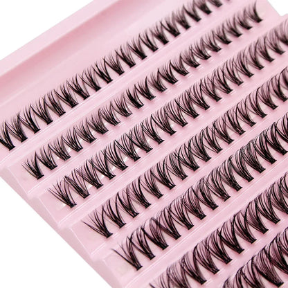 Big Capacity Super Bunch Cluster Lashes 8-16mm Mix Charm Style Eyelashes Extension