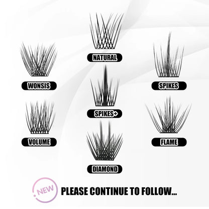 Cluster Lashes Mix Length Extension Beam