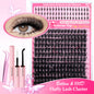 6 Boxes Lash Cluster Extensions 30D40D50D60D80D100D & Wide Stem Lashes