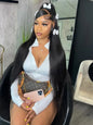 Straight 13x6 HD Black Lace Frontal Wigs