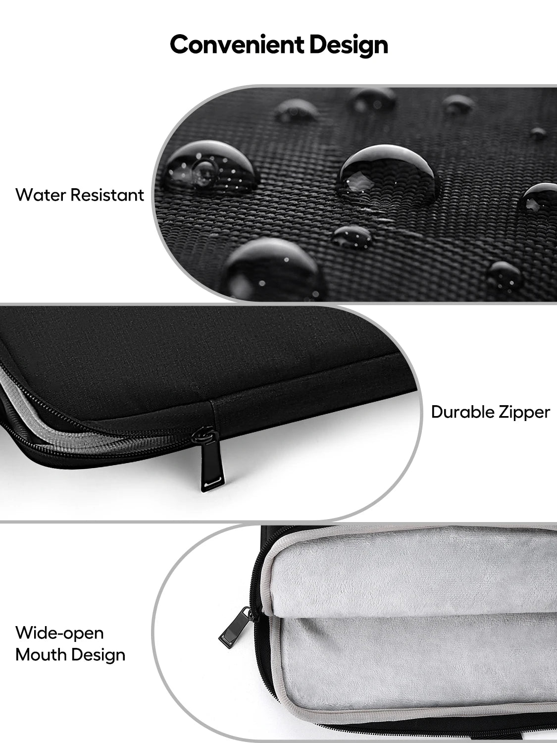 19.5 inch Polyester Laptop Bag Sleeve Protective Case