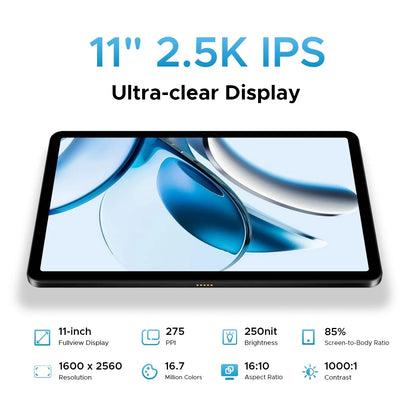 Android Tablet 14 11 ''IPS 2.5K 8GB RAM