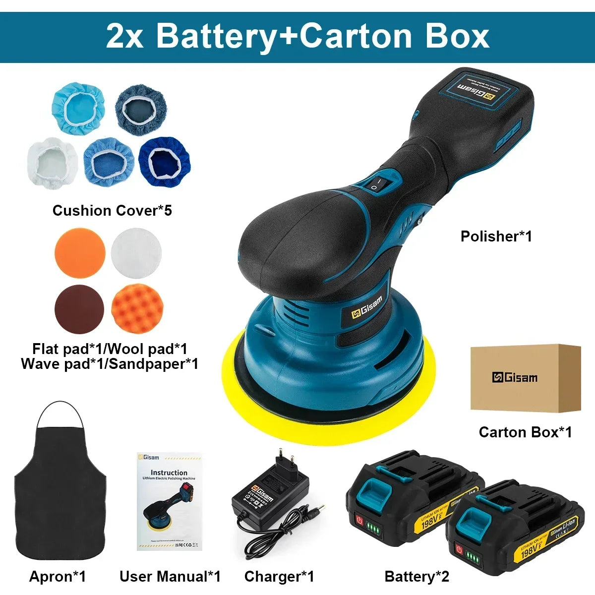 Wireless Car Polishing Machine
