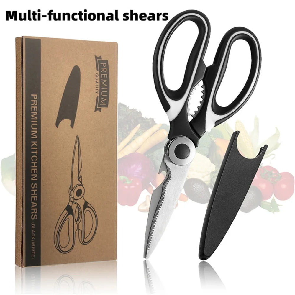Multifunctional Scissors Kitchen Stainless Steel