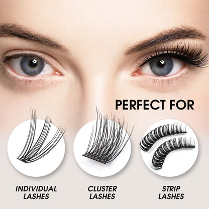 EASITENSION Glue False Eyelashes 2 In 1 Bond and Seal Lash Glue ,Waterproof Long Lasting