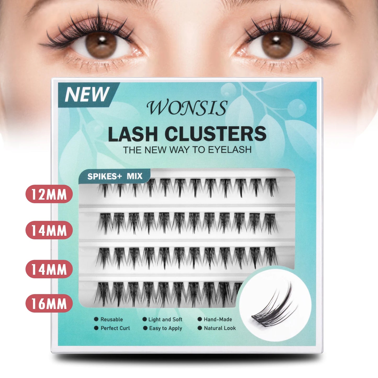 Cluster Lashes Mix Length Extension Beam