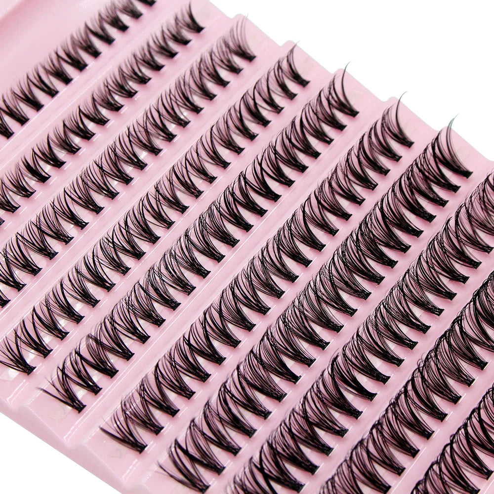 Big Capacity Super Bunch Cluster Lashes 8-16mm Mix Charm Style Eyelashes Extension