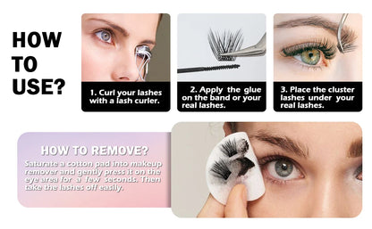 Cluster Lashes Mix Length Extension Beam