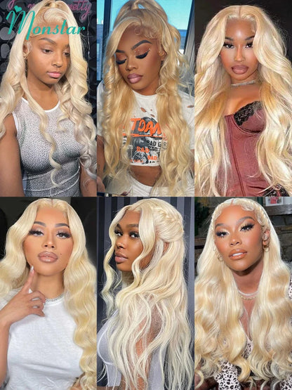 Lace Frontal Wig Honey Blonde Color