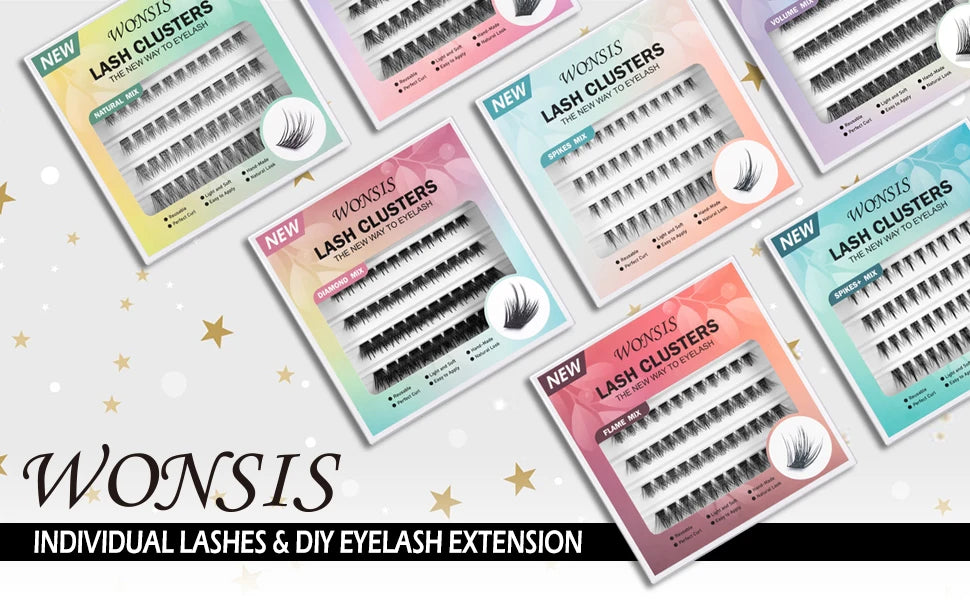 Cluster Lashes Mix Length Extension Beam