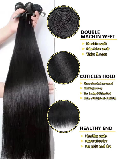 Bone Straight 100% Bundles