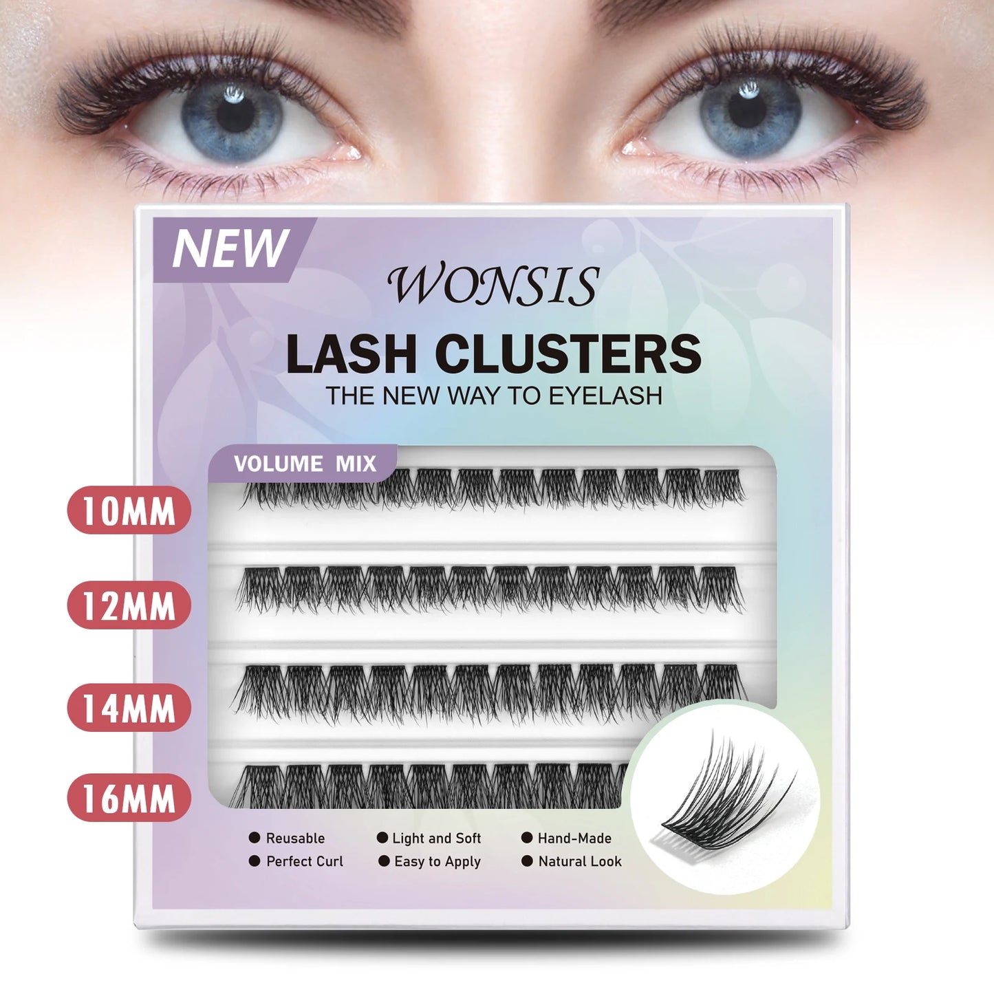 Cluster Lashes Mix Length Extension Beam