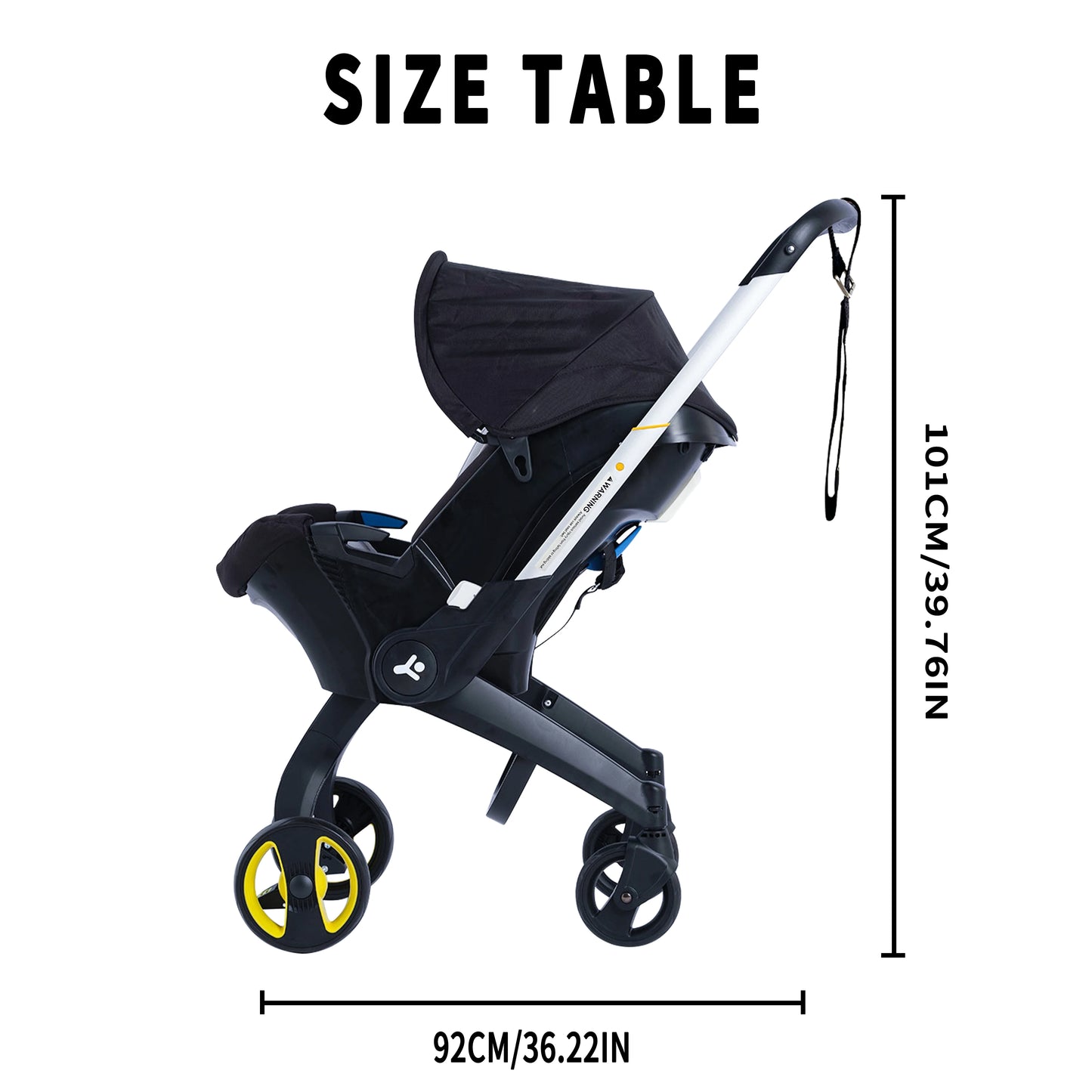 Foldable baby stroller